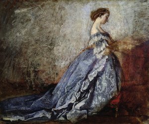 Ranskan keisarinna Eugenien muotokuva (1826-1920)